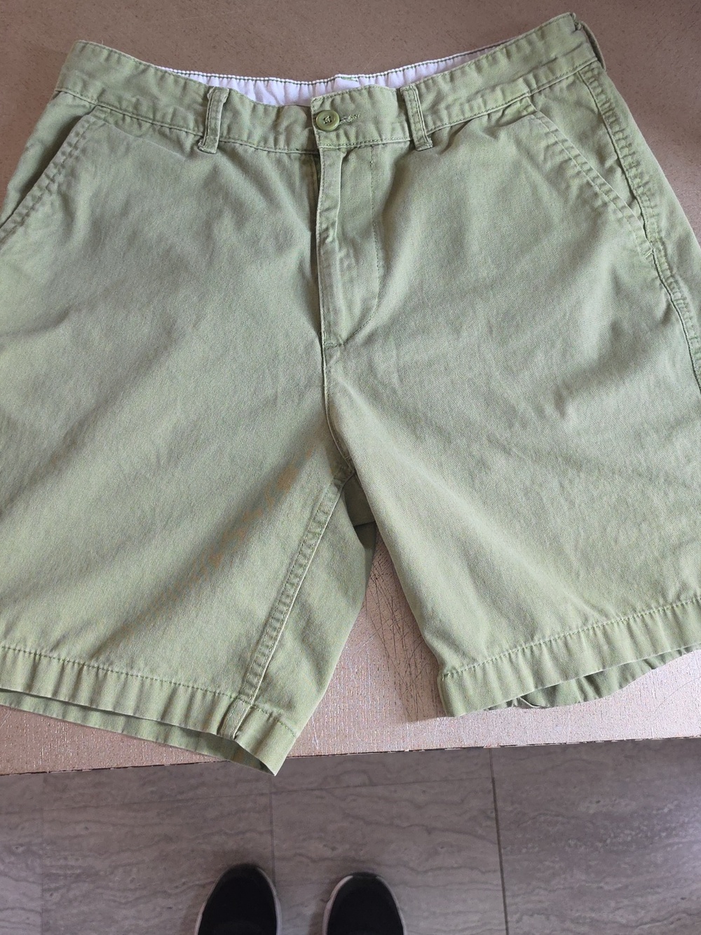 St. John's Bay Light Green Chino Shorts